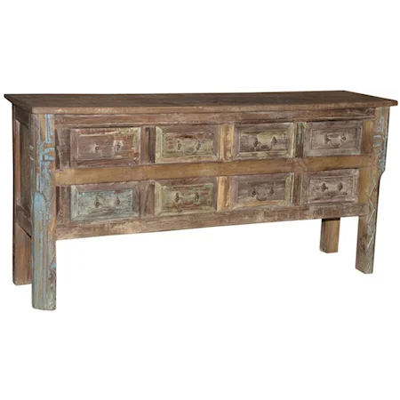 Wood Multi-Drawer Console